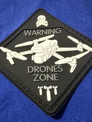 Velcro drone pilot patch like new
