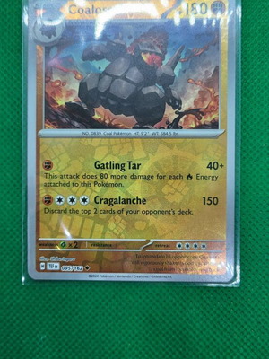 Coalossal 095/162 Reverse Holo Rare Pokemon TCG καινούργιο, Temporal Forces