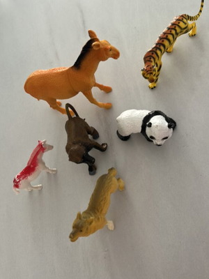 Animal figures like new, set of 6