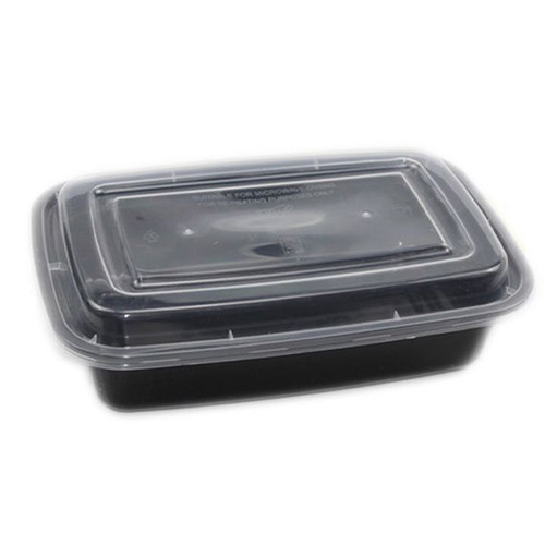 Plastic microwave containers 1600ml set of 10 with lid new