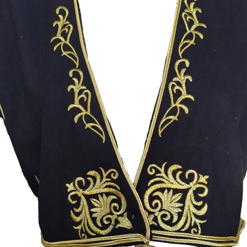Gold Embroidered Women's Zaketa Kontogouni Traditional Costume new