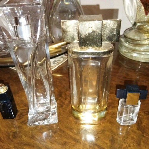 Empty perfume bottles used