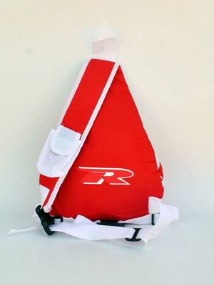 Mini Raxevsky Y2K red backpack pouch like new