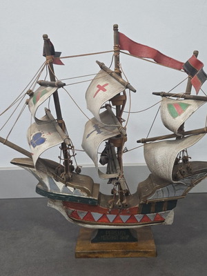 Vintage wooden Persian Merchant Ship model