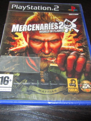 Mercernaries 2 World In Flames Sony PS2 new sealed