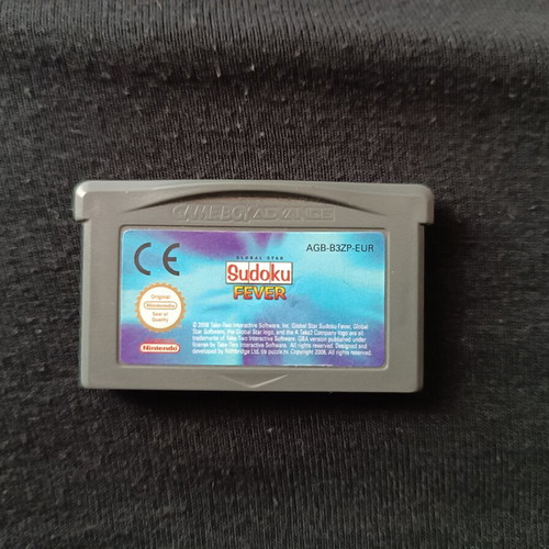 Sudoku Fever game for Game Boy Advance like new