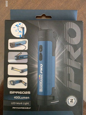 Bormann Pro Φακός Συνεργείου Επαναφορτιζόμενος LED 400lm BPR6025 καινούργιο