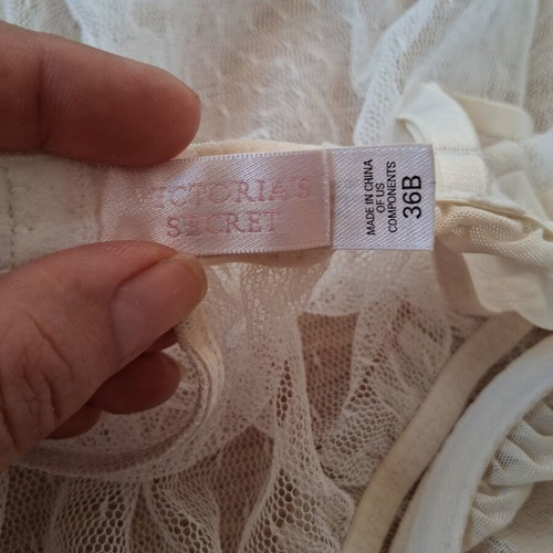 Victoria's Secret Babydoll lingerie size 36B like new, white