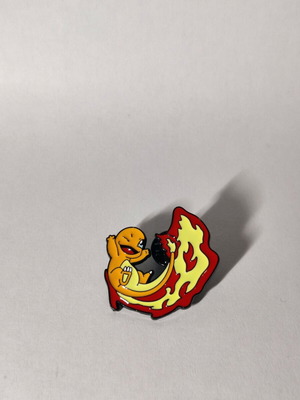 Pokemon Pin Charmander new, hard enamel