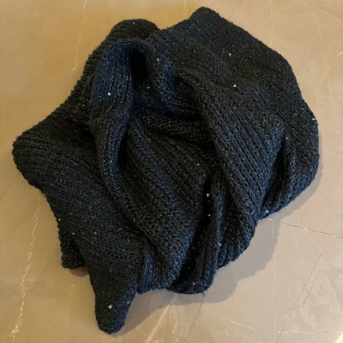 H&M loop scarf like new with shine and sequins
