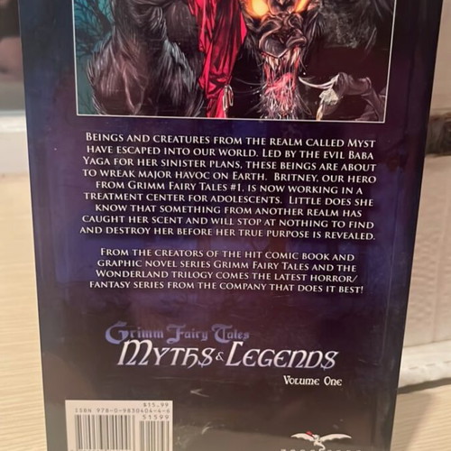 Grimm Fairy Tales Myths and Legends Vol 1 like new, English