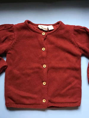 Baby cardigan used 100% cotton for girl 12-24 months