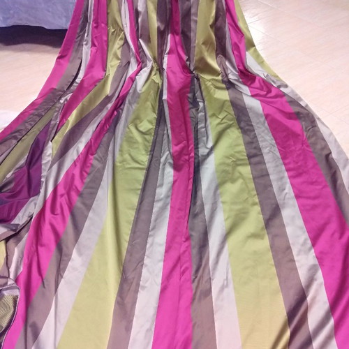 Curtain exhibition new with special stitching and colors