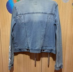 Esmara women's denim jacket like new with embroidery blue size L