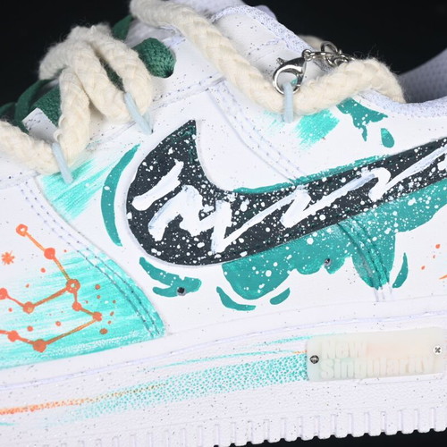 Nike Air Force 1 Aquarius handmade sports shoes new