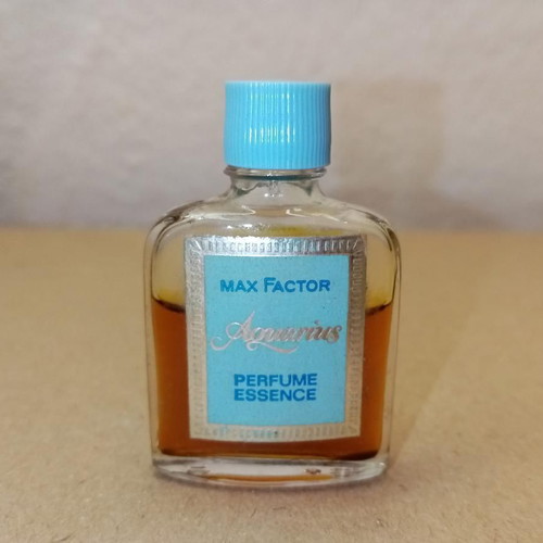 Aquarius Max Factor perfume used, collectible miniature