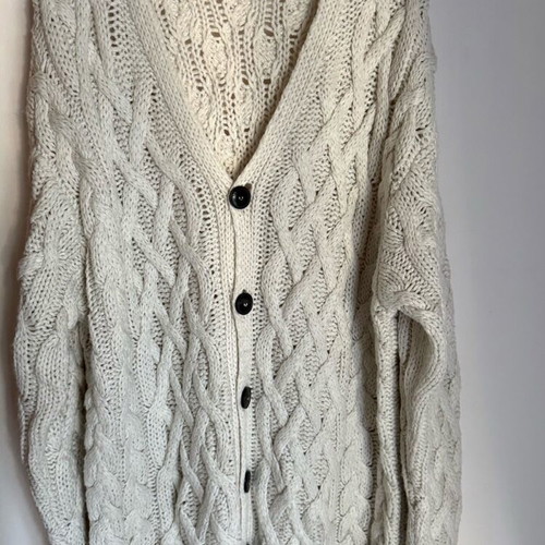 Zara knitted cardigan white like new, size M