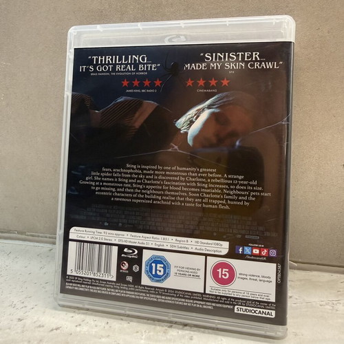 Sting Blu-ray like new with English subtitles