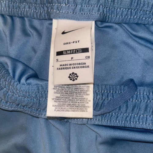Nike men's sports shorts like new, blue with turquoise sides, size S