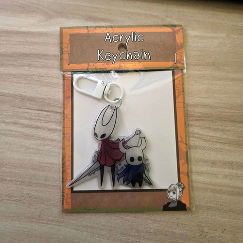 Hollow Knight and Hornet Handmade Keychain