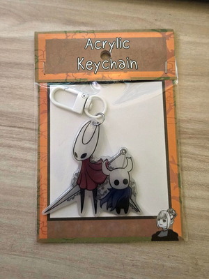 Hollow Knight and Hornet Handmade Keychain