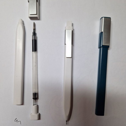 Moleskine 2 rollerball pens and 1 mechanical pencil used