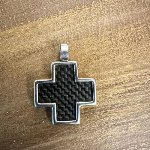 Visetti cross unisex with black onyx like new