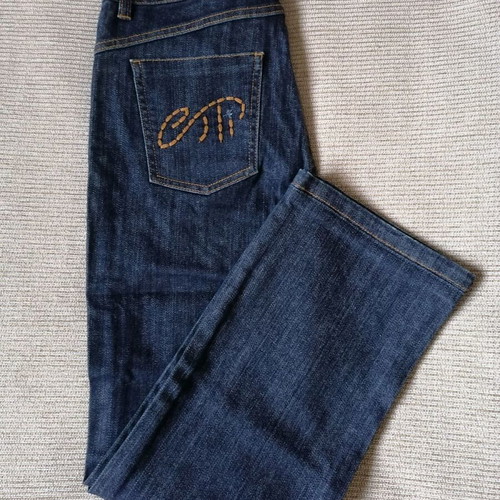 Esti women's jeans like new, size L, blue