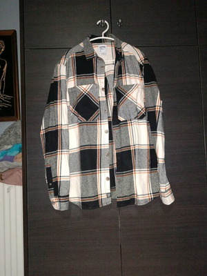 Shacket checked Sinsay like new, size large