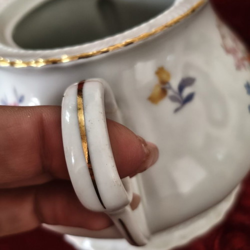 Royal EPIAG vintage porcelain gold-plated sugar bowl