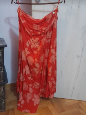 A.L.E. boho summer skirt with side slit and zipper