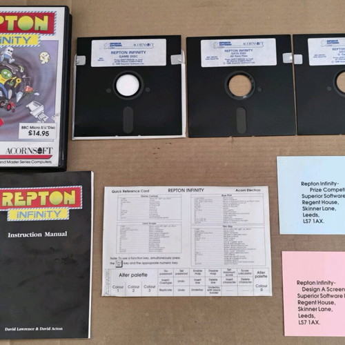 Repton Infinity like new, complete in box for BBC Micro