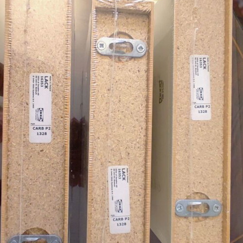 IKEA LACK wall shelves set of 3 new sealed white 30x26 cm