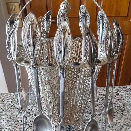Silver S800 Filigree Glykodocheio like new
