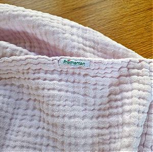 Βρεφική κουβέρτα κούνιας για κορίτσι Premaman ροζ
