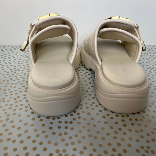 Bottega Veneta Flash Buckle sandals used, size 37, beige