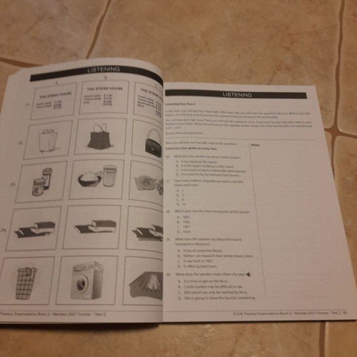 ECCE Practice Examinations Book 2 like new, revised 2021 format