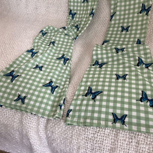 Daisy Street elastic flare pants small new