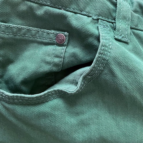 Pull & Bear Jean Pant used, green, very good condition