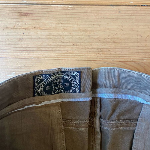 Cosi men's pants used, beige-brown, size Medium 33
