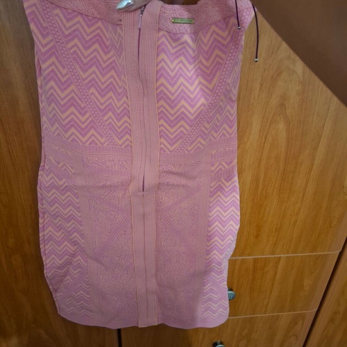 BSB mini dress like new, pink orange, size S