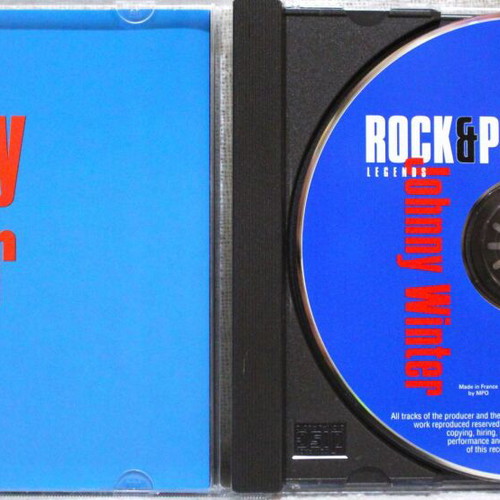 Johnny Winter Rock & Pop Legends CD like new, rock