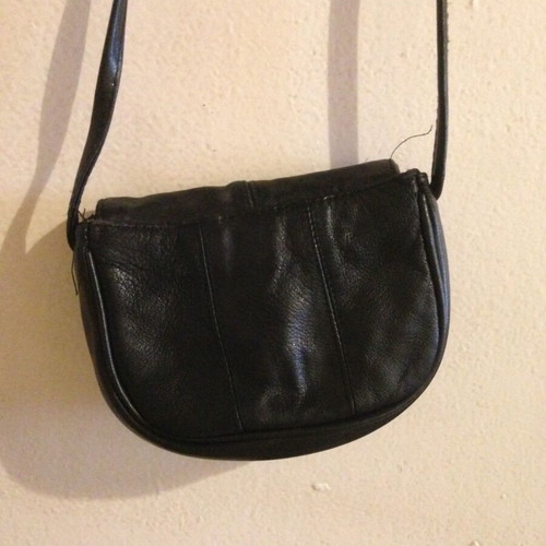 Vintage black crossbody bag used