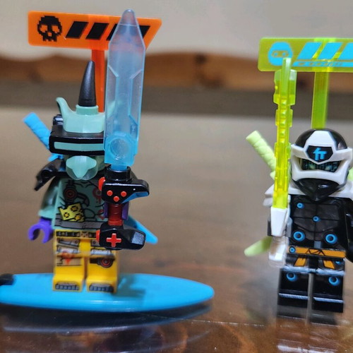 Lego Ninjago figures Cole and Hausner used