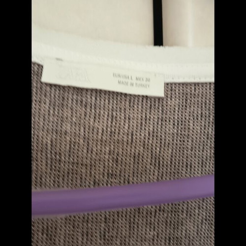 Zara mini ball gown dress like new, beige and pink, size L