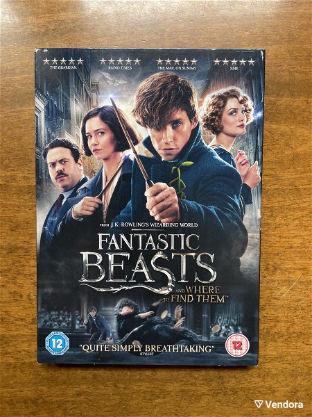  DVD Fantastic beasts and where to find them afthentiko