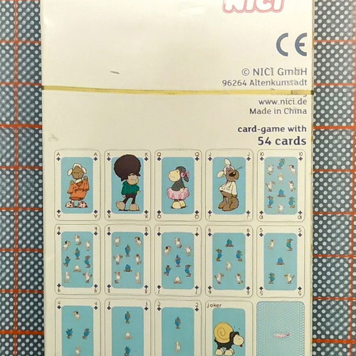 Nici playing cards new, sealed with 54 cards
