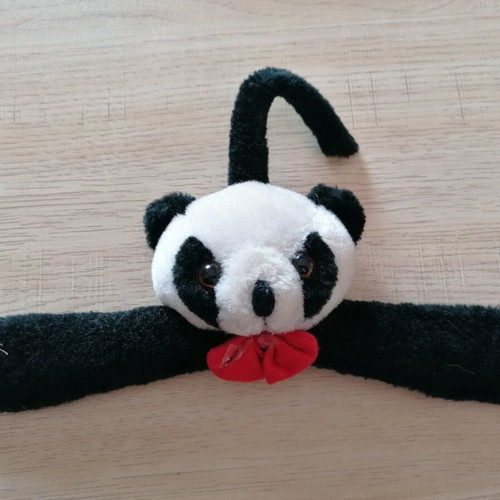 Children's bear hangers used, set of 2