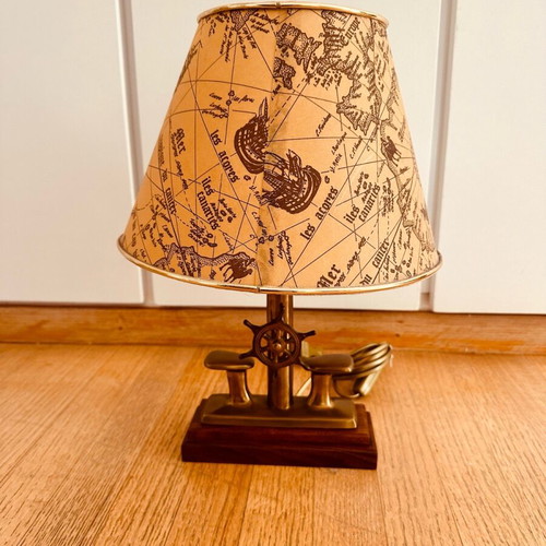 Table lamp vintage new, retro portatif