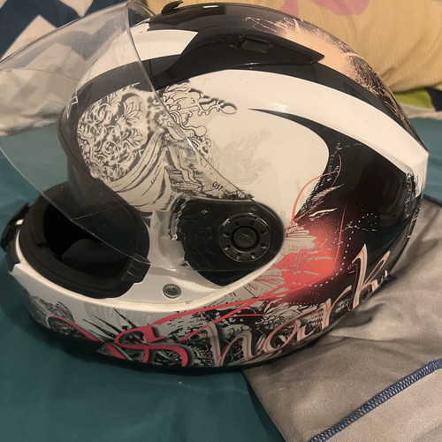 Shark SD One+ Motorcycle Helmet like new, women's XS with visor